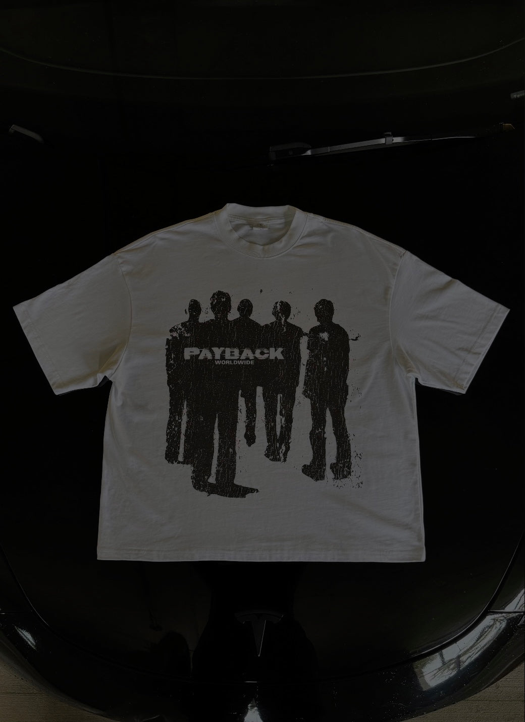 WHITE PAYBACK CREW T-SHIRT