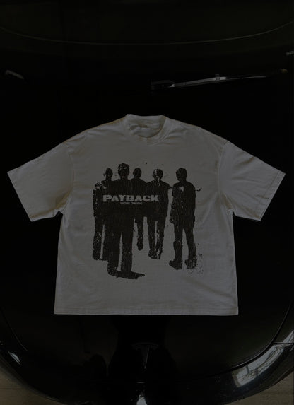 WHITE PAYBACK CREW T-SHIRT