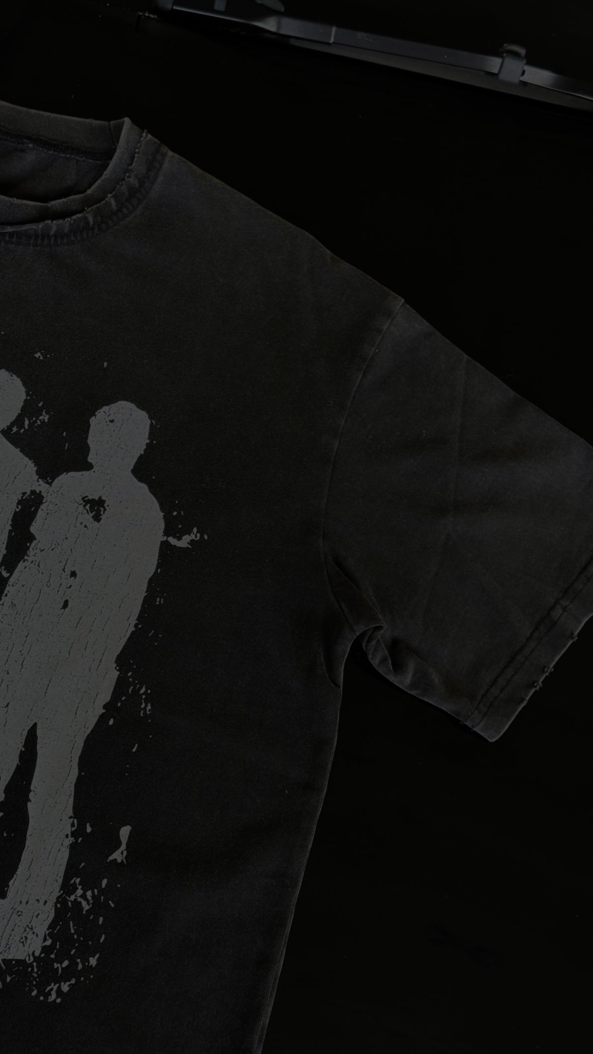 ACID WASHED DISTRESSED PAYBACK CREW T-SHIRT