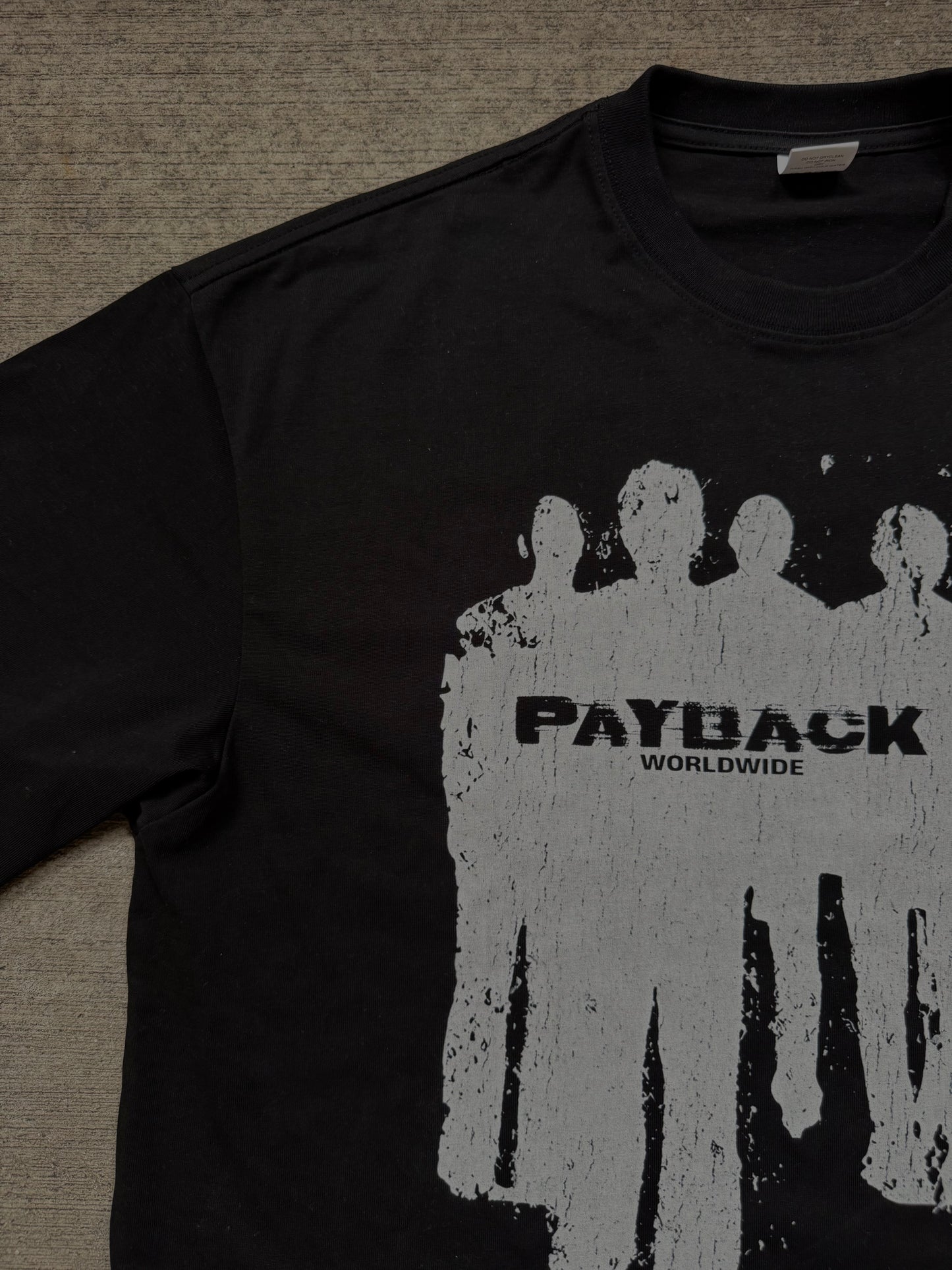BLACK PAYBACK CREW T-SHIRT