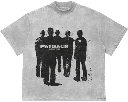 WHITE PAYBACK CREW T-SHIRT