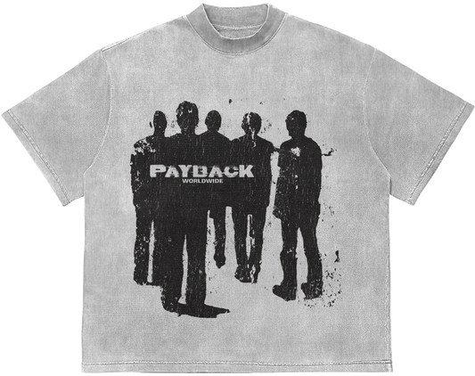 WHITE PAYBACK CREW T-SHIRT